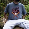 Baseball Dad Fathers Day Game Day Toddler Kids Sport Lovers Men's Comfort Colors T-Shirt Denim