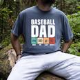 Baseball Dad Proud Little Slugger Father Humor Men's Comfort Colors T-Shirt Denim Baseball Dad Proud Little Slugger Father Humor Men's Comfort Colors T-Shirt Denim