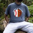Granny Of Ballers Baseball Basketball Grandma Granny Men's Comfort Colors T-Shirt Denim