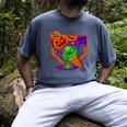 Halloween Baseball Ice Cream Drip Boys Girls Youth Men's Comfort Colors T-Shirt Denim