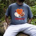 Happy Valentine’s Basketball Football Valentine Baseball Men's Comfort Colors T-Shirt Denim Happy Valentine’s Basketball Football Valentine Baseball Men's Comfort Colors T-Shirt Denim