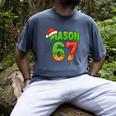 Mason 67 Christmas Ice Cream Drip Meme Six Seven Baseball Men's Comfort Colors T-Shirt Denim Mason 67 Christmas Ice Cream Drip Meme Six Seven Baseball Men's Comfort Colors T-Shirt Denim