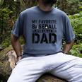 Retro Baseball Dad My Favorite Baseball Player Calls Me Dad Men's Comfort Colors T-Shirt Denim Retro Baseball Dad My Favorite Baseball Player Calls Me Dad Men's Comfort Colors T-Shirt Denim