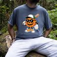 Spooky Jack O Lantern Baseball Halloween Costumes Boys Men's Comfort Colors T-Shirt Denim Spooky Jack O Lantern Baseball Halloween Costumes Boys Men's Comfort Colors T-Shirt Denim