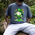 St Patrick Day Baseball Drip Ice Cream Baseball Men's Comfort Colors T-Shirt Denim St Patrick Day Baseball Drip Ice Cream Baseball Men's Comfort Colors T-Shirt Denim