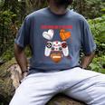 Valentines Day Boys Men Hearts Gaming Football Baseball Love Premium Tri-Blend Men's Comfort Colors T-Shirt Denim Valentines Day Boys Men Hearts Gaming Football Baseball Love Premium Tri-Blend Men's Comfort Colors T-Shirt Denim