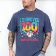 100 Days Of School Baseball Drip 100 Days Boy Girl Kids Men's Comfort Colors T-Shirt Blue Jean 100 Days Of School Baseball Drip 100 Days Boy Girl Kids Men's Comfort Colors T-Shirt Blue Jean
