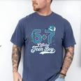 6 7 Meme Official Teenager 13th Birthday Baseball Boy Men's Comfort Colors T-Shirt Blue Jean