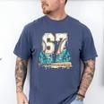 67 Baseball Drip Boys Youth Kids 6-7 Ice Cream Dripping 6 7 Men's Comfort Colors T-Shirt Blue Jean