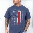 American Flag Baseball Team Baseball Player Baseball Men's Comfort Colors T-Shirt Blue Jean American Flag Baseball Team Baseball Player Baseball Men's Comfort Colors T-Shirt Blue Jean