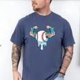 Baseball Drip Ice Cream Strong Character Men's Comfort Colors T-Shirt Blue Jean Baseball Drip Ice Cream Strong Character Men's Comfort Colors T-Shirt Blue Jean