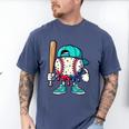 Baseball Drippy Style Apparel For Boys Youth Drip Baseball Men's Comfort Colors T-Shirt Blue Jean Baseball Drippy Style Apparel For Boys Youth Drip Baseball Men's Comfort Colors T-Shirt Blue Jean