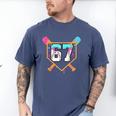 Baseball Ice Cream Drip Number 67 Player Six Seven Meme 6 7 Men's Comfort Colors T-Shirt Blue Jean Baseball Ice Cream Drip Number 67 Player Six Seven Meme 6 7 Men's Comfort Colors T-Shirt Blue Jean