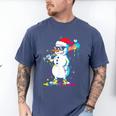Baseball Snowman Drip Cool Christmas Men Boys Girls Men's Comfort Colors T-Shirt Blue Jean Baseball Snowman Drip Cool Christmas Men Boys Girls Men's Comfort Colors T-Shirt Blue Jean