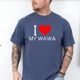 I Heart My Wawa Raglan Baseball Tee Men's Comfort Colors T-Shirt Blue Jean I Heart My Wawa Raglan Baseball Tee Men's Comfort Colors T-Shirt Blue Jean