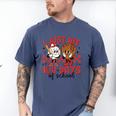 I Just Hit 100 Days Of School Baseball 100th Day Teacher Kid Men's Comfort Colors T-Shirt Blue Jean
