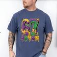 Mardi Gras Six Seven Baseball Drip Number 6 7 Meme Men's Comfort Colors T-Shirt Blue Jean Mardi Gras Six Seven Baseball Drip Number 6 7 Meme Men's Comfort Colors T-Shirt Blue Jean
