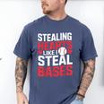Stealing Hearts Like I Steal Bases Cute Baseball Kids Men's Comfort Colors T-Shirt Blue Jean Stealing Hearts Like I Steal Bases Cute Baseball Kids Men's Comfort Colors T-Shirt Blue Jean
