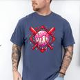 Valentines Day Baseball Boys Ice Cream Drip Heart Youth Kids Men's Comfort Colors T-Shirt Blue Jean Valentines Day Baseball Boys Ice Cream Drip Heart Youth Kids Men's Comfort Colors T-Shirt Blue Jean