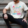 100 Days Of School Baseball Ice Cream Drip 100th Day School Men's Comfort Colors T-Shirt Ivory