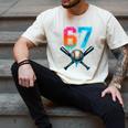 67 Baseball Meme Cool Drip Number 67 Player Or 67th Birthday Men's Comfort Colors T-Shirt Ivory