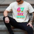 67 Ice Cream Drip Baseball Six Seven 6-7 Meme Teen Boy Men's Comfort Colors T-Shirt Ivory
