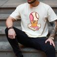 67 Tee Baseball Creamy Dripping Graphic Sixty-Seven Clothes Men's Comfort Colors T-Shirt Ivory