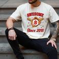 8 Year Old Boys Awesome Since 2018 Baseball Birthday Men's Comfort Colors T-Shirt Ivory 8 Year Old Boys Awesome Since 2018 Baseball Birthday Men's Comfort Colors T-Shirt Ivory