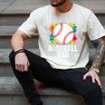 Baseball Dad Fathers Day For Daddy Papa Father Men's Comfort Colors T-Shirt Ivory Baseball Dad Fathers Day For Daddy Papa Father Men's Comfort Colors T-Shirt Ivory