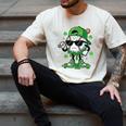 Baseball Drip Ice Cream Shamrock Kids Boy St Patrick’s Day Men's Comfort Colors T-Shirt Ivory
