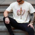 Baseball Drip Number 67 Sports Player Six Seven Meme Fan Men's Comfort Colors T-Shirt Ivory Baseball Drip Number 67 Sports Player Six Seven Meme Fan Men's Comfort Colors T-Shirt Ivory