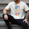 Baseball Drip USA Flag 67 Player 67th Birthday Ice Cream 67 Men's Comfort Colors T-Shirt Ivory Baseball Drip USA Flag 67 Player 67th Birthday Ice Cream 67 Men's Comfort Colors T-Shirt Ivory