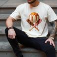 Baseball Ice Cream Drip Style Melting Ice Cream Youth Teen Men's Comfort Colors T-Shirt Ivory Baseball Ice Cream Drip Style Melting Ice Cream Youth Teen Men's Comfort Colors T-Shirt Ivory