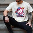 Baseball Ice Cream Shirt Cool Baseball Drip For Boys Men's Comfort Colors T-Shirt Ivory