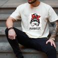 Bleached Nanny Life Soccer Messy Bun Baseball Game Day Men's Comfort Colors T-Shirt Ivory Bleached Nanny Life Soccer Messy Bun Baseball Game Day Men's Comfort Colors T-Shirt Ivory