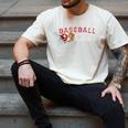 Cheer Baseball Dad My Favorite Cheerleader Calls Me Dad Red Men's Comfort Colors T-Shirt Ivory Cheer Baseball Dad My Favorite Cheerleader Calls Me Dad Red Men's Comfort Colors T-Shirt Ivory