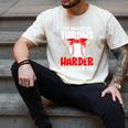 My Daughter Throws Harder Than Your Son Baseball Dads Men's Comfort Colors T-Shirt Ivory