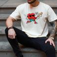 Heart Valentines Day Baseball Men Boys Kids Teens Men's Comfort Colors T-Shirt Ivory Heart Valentines Day Baseball Men Boys Kids Teens Men's Comfort Colors T-Shirt Ivory