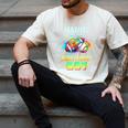 Nanny Of The Birthday Boy Baseball Football Colorful Men's Comfort Colors T-Shirt Ivory