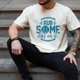 Rub Some Dirt On It Sports Coach Fans Baseball Dad Men's Comfort Colors T-Shirt Ivory Rub Some Dirt On It Sports Coach Fans Baseball Dad Men's Comfort Colors T-Shirt Ivory