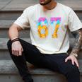Six Seven Baseball Drip Men's Comfort Colors T-Shirt Ivory Six Seven Baseball Drip Men's Comfort Colors T-Shirt Ivory