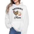 Baseball Mom Leopard Heart Baseball Player Kids Wmen Hoodie