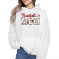 Baseball Mom Sports Wmen Hoodie Baseball Mom Sports Wmen Hoodie