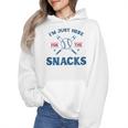 Spring 2024 Season Cute Baseball Mom Here For The Snacks Wmen Hoodie Spring 2024 Season Cute Baseball Mom Here For The Snacks Wmen Hoodie