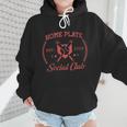 2024 Home Plate Social Club Softball Season Tee Baseball Mom Wmen Hoodie 2024 Home Plate Social Club Softball Season Tee Baseball Mom Wmen Hoodie
