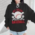 Baseball Mom Meme Quote Wmen Hoodie
