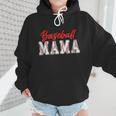 Baseball Mom Retro Groovy Baseball Mama Women Mother's Day Wmen Hoodie Baseball Mom Retro Groovy Baseball Mama Women Mother's Day Wmen Hoodie