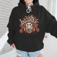 Baseball Mom Vintage Retro Groovy Sport Fan Mother Day Wmen Hoodie