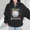 Messy Ball Puzzle Baseball Mom Life Autism Awareness Month Wmen Hoodie Messy Ball Puzzle Baseball Mom Life Autism Awareness Month Wmen Hoodie