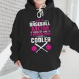 Self Expression Cool Baseball Mom Positive Thinking Wmen Hoodie